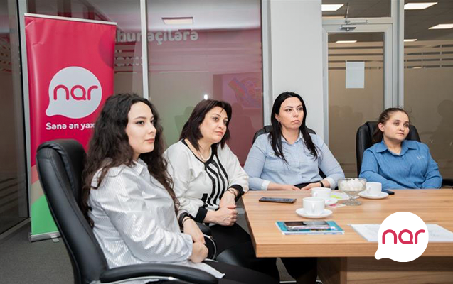 “Nar” müəllimlər üçün mobil rabitə təlimi keçib - FOTOLAR